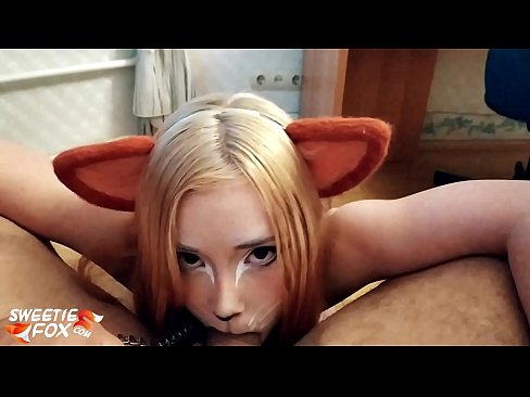 ❤️ Kitsune اس کے منہ میں ڈک اور سہ نگل ☑ ہم پر ❌️